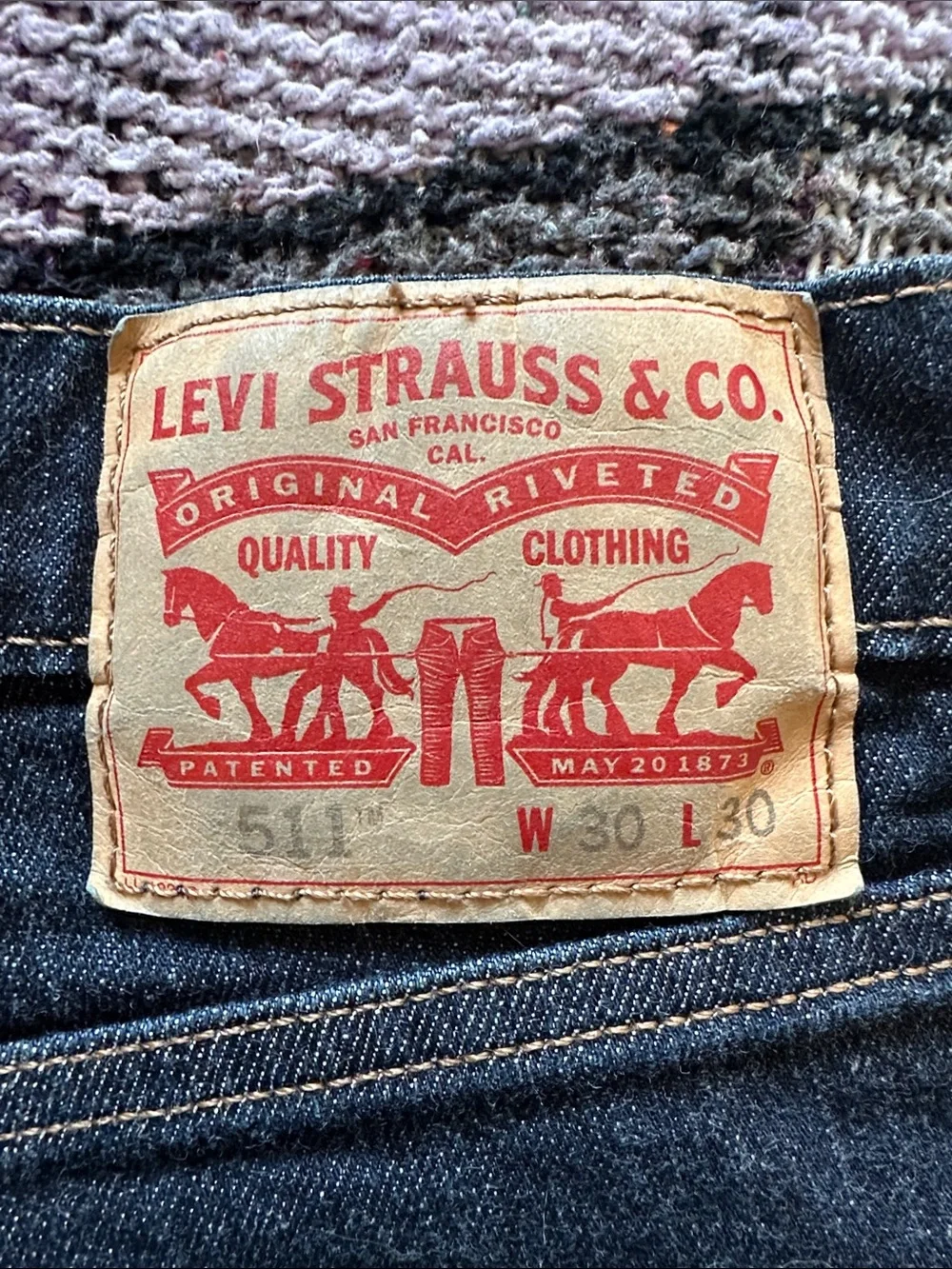 Levi's 511 Dark Blue Jeans